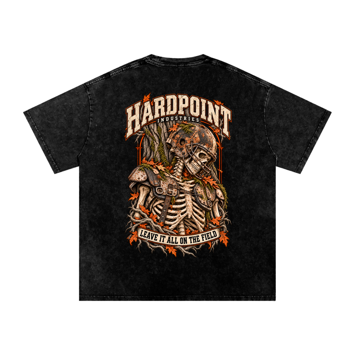 HARDPOINT Leave It All on the Field Snow-Washed Oversized Tee