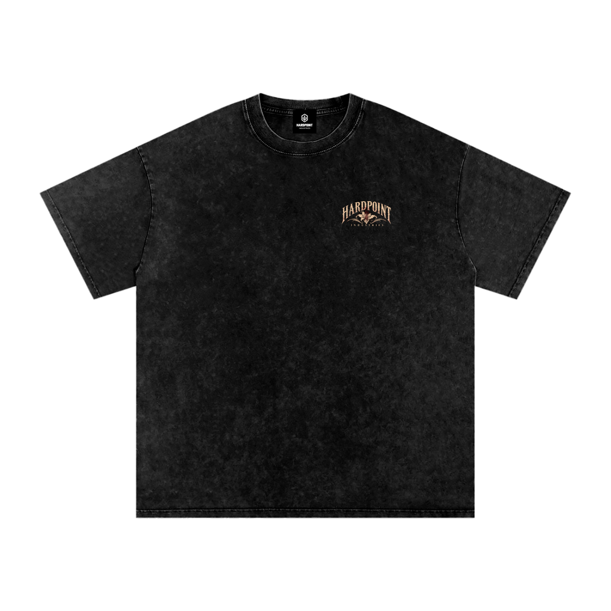 HARDPOINT Floral Blade Snow-Washed Oversized Tee
