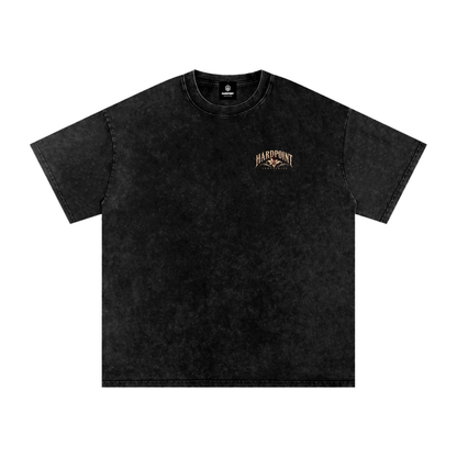 HARDPOINT Floral Blade Snow-Washed Oversized Tee