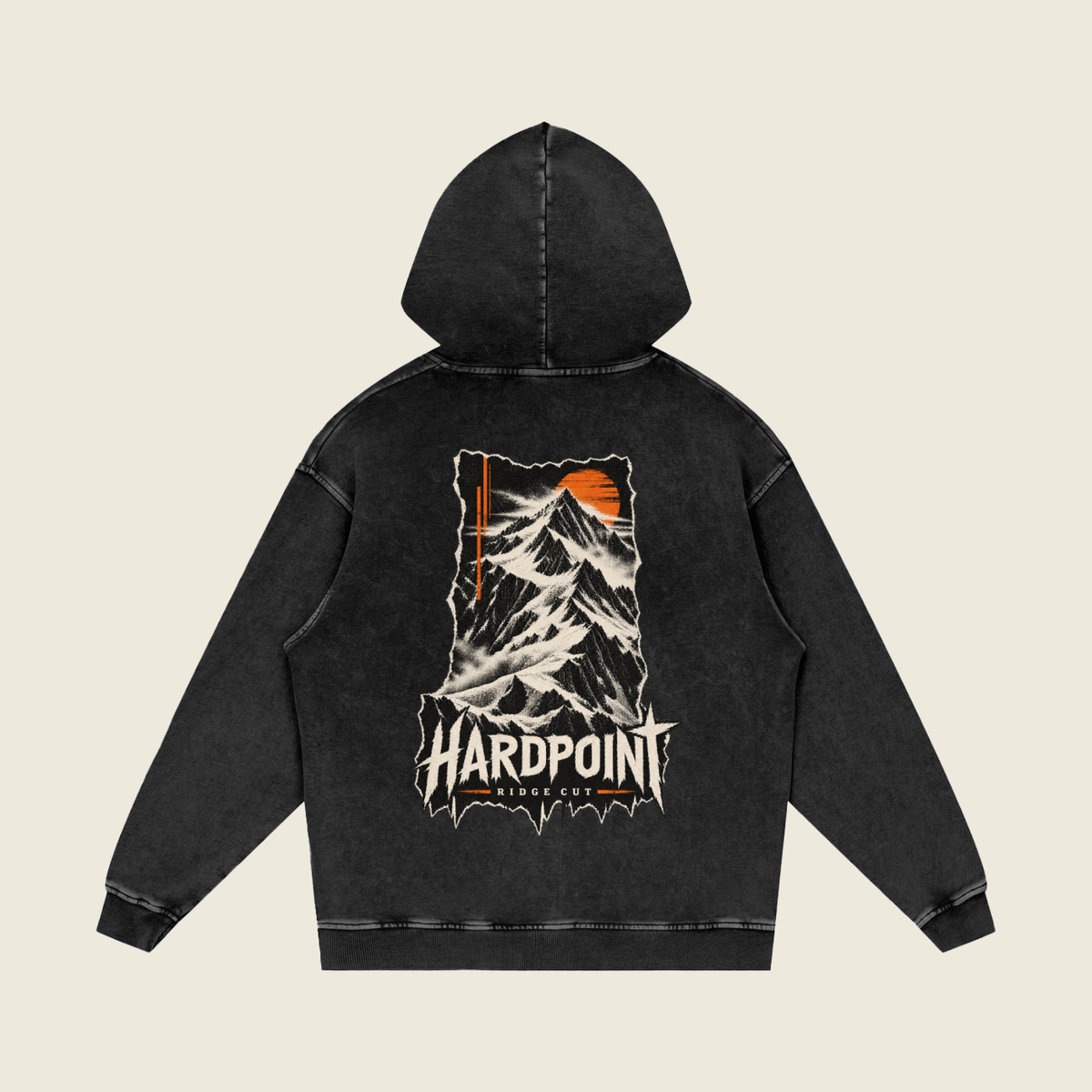 HARDPOINT Ridge Cut Heavyweight Hoodie