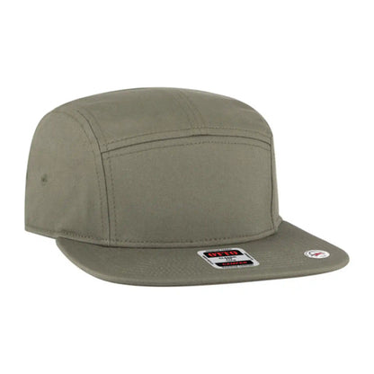Olive Green · Manufacturer fit and construction reference — undecorated sample. Sold cap includes the HARDPOINT Last Lift front print shown in the product views.